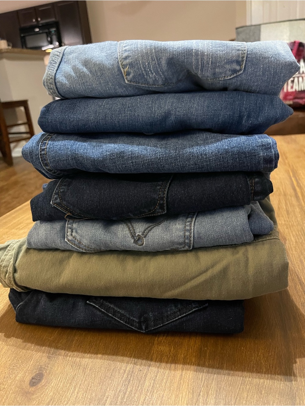 Lot of 7 Pairs of Size 11-12 Jeans